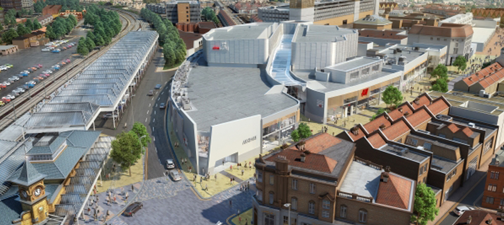 Kier Eastbourne mall expansion Kier Eastbourne mall expansion