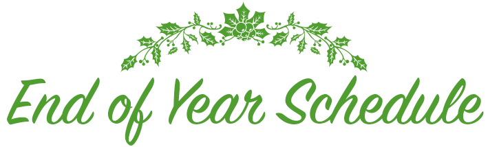 Bryson End of Year Schedule Bryson End of Year Schedule