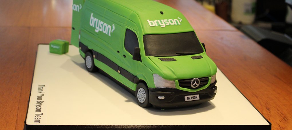 Bryson green van cake Bryson green van cake