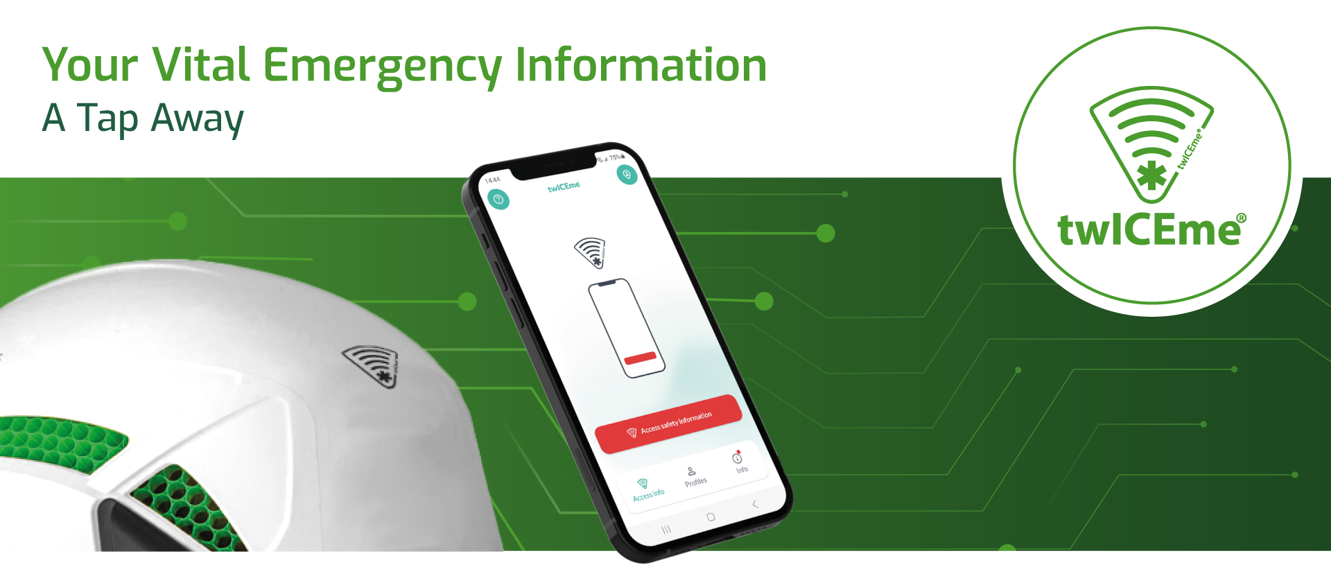 Vital Emergency Information on Your Helmet